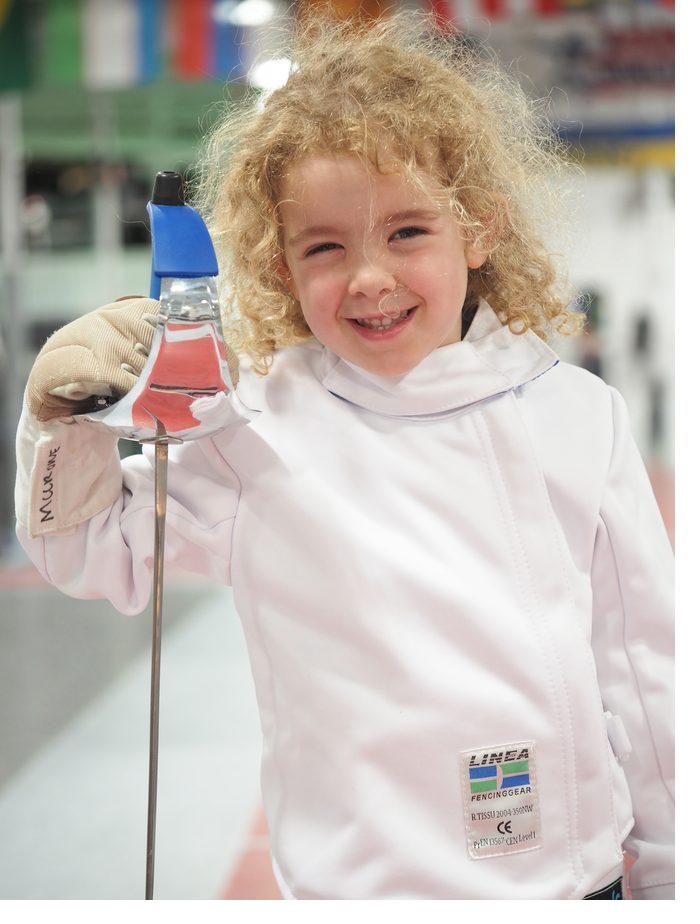 Young fencer